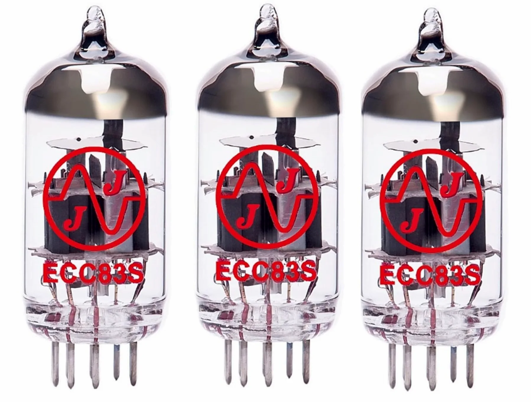 JJ Electronic 12AX7 / ECC83 Preamplificador de tubos de vacío (3 unidades)