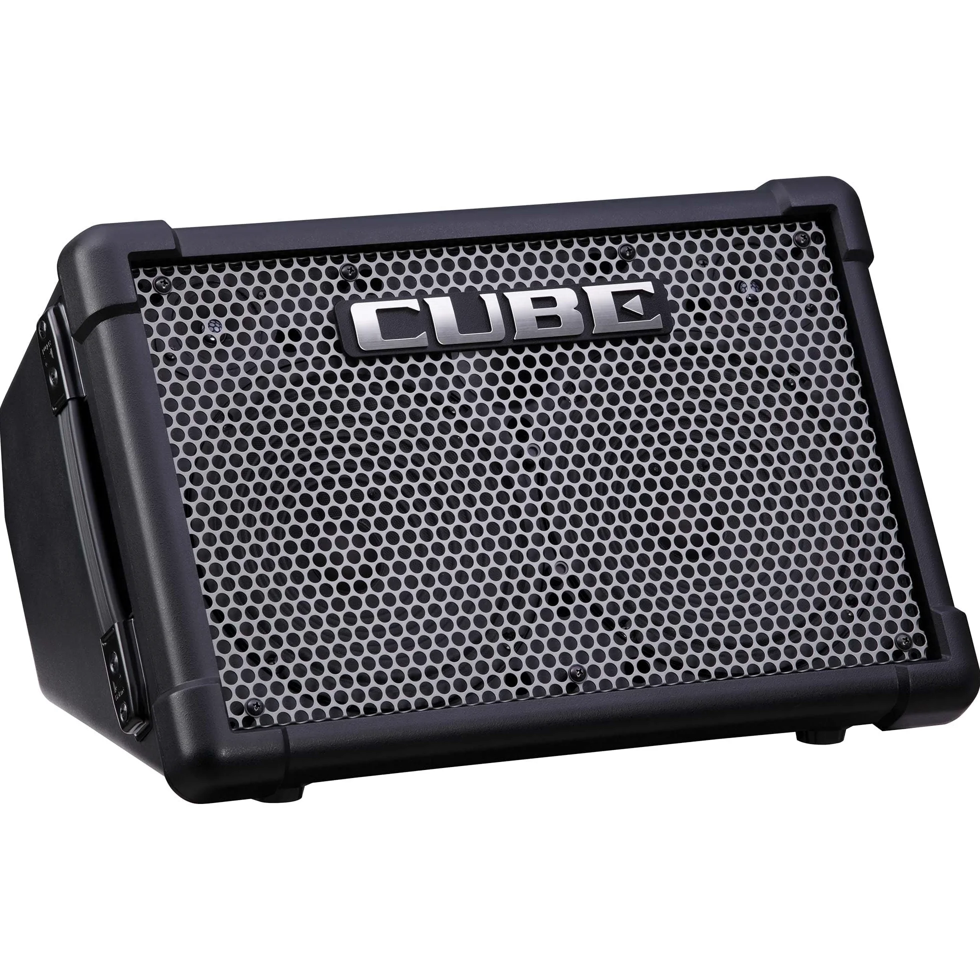 Roland Cube Street EX | Amplificador estéreo de 50 W con batería | Sonido Transparente y dinámico | Ideal para actuaciones al Aire Libre | Admite micros, Instrumentos y Dispositivos de Audio.