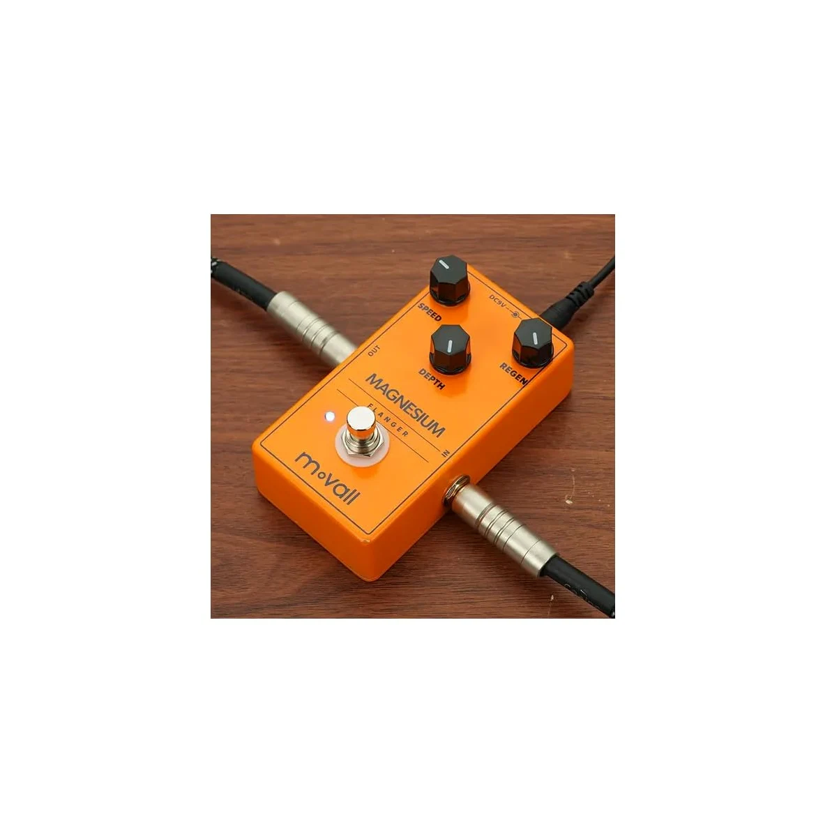 MP-108 Magnesium Flanger Pedal de guitarra - Modulación dinámica, compacto, True Bypass