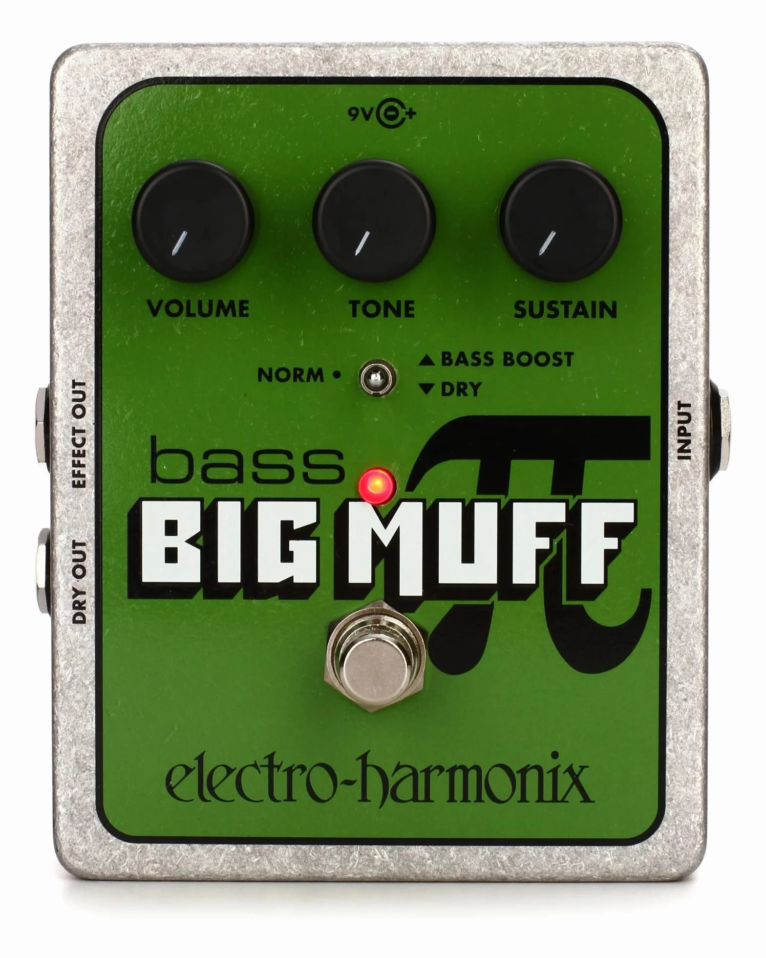 Electro Harmonix Bass Big Muff Bass Big Muff - Pedal de distorsión para bajo, color plateado