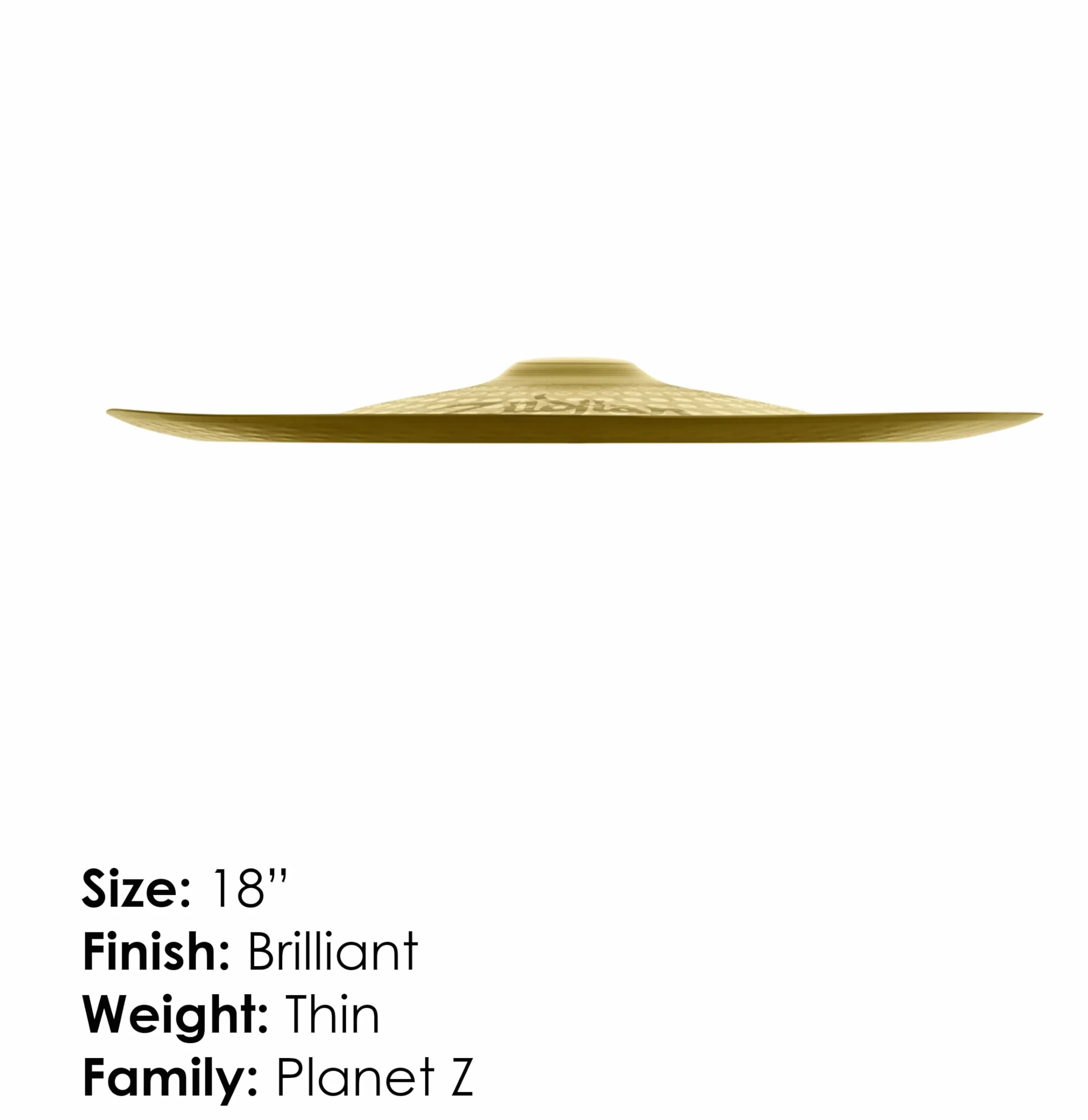Zildjian ZP18CH Planet Z Series - Platillo tipo China, 18",Nuevo Modelo