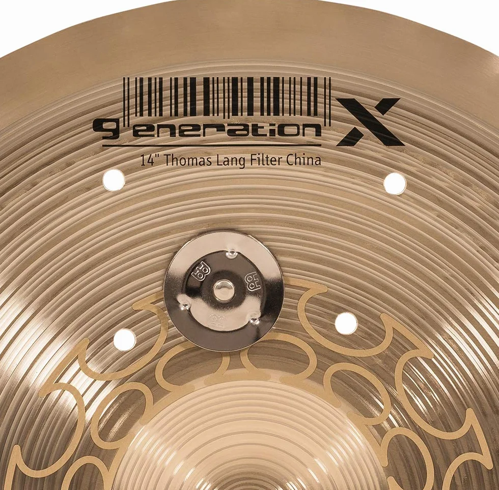Meinl Cymbals GX-14FCH-J Generation X Thomas Lang Signature - Platillo china, 35.6 cm/14", acabado regular